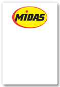 Midas generic service reminder sticker